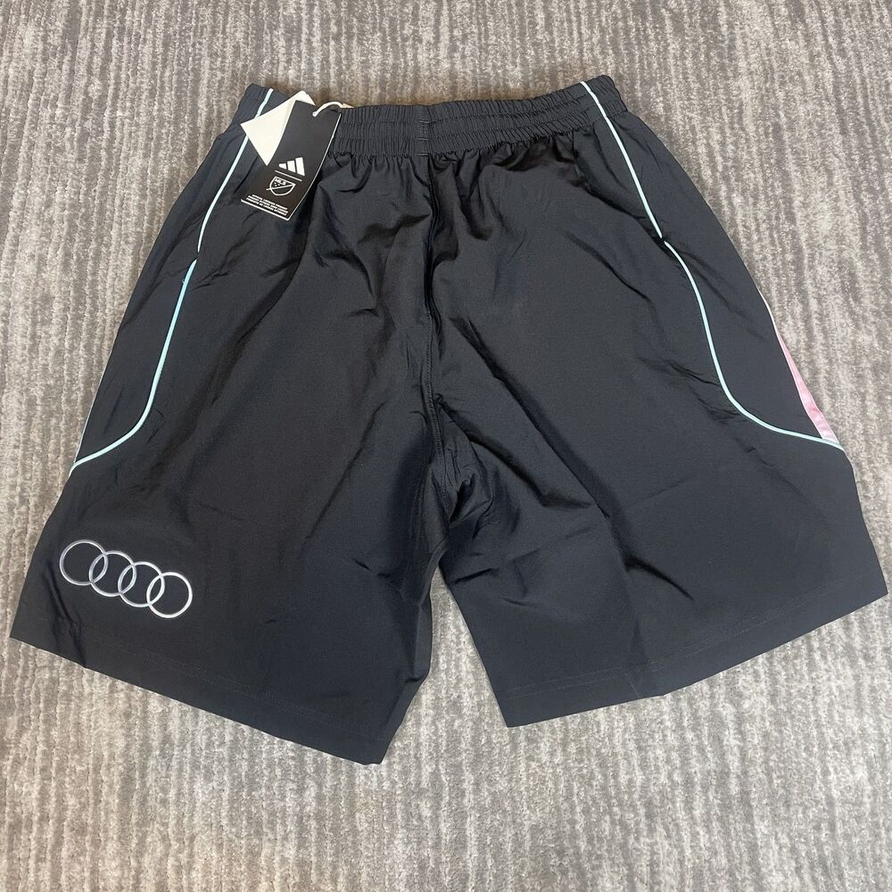 Inter Miami CF Shorts Mens Small Black MLS Soccer Adidas Audi AU IM TG SH M
